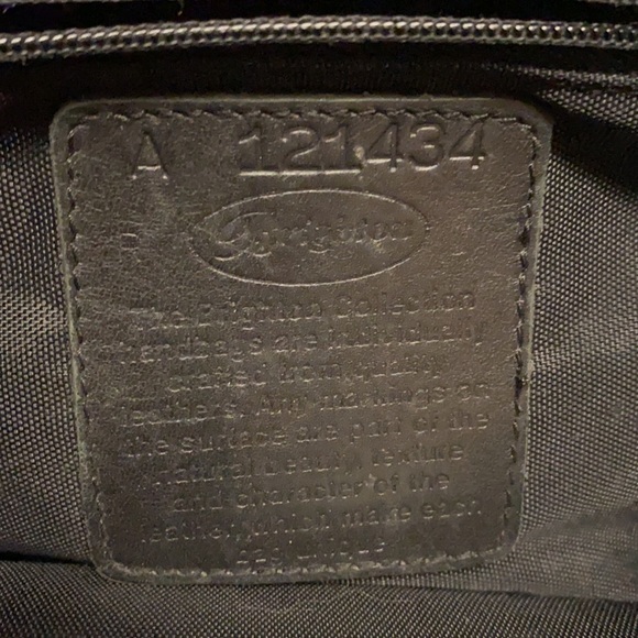 BRIGHTON Leather Vinyl Drawstring Backpack Purse - Picture 12 of 16